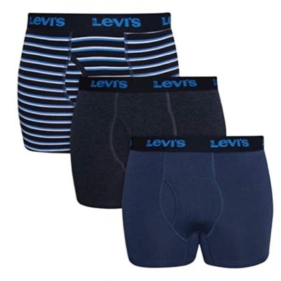 LEVI’S Small pack of 3 multicolored boxer briefs - Picture 2 of 10